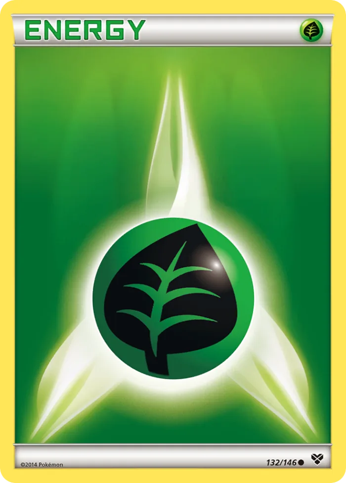 Grass Energy #132 XY Pokemon card