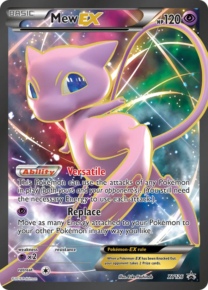 Mew-EX #XY126 XY Black Star Promos Pokemon card