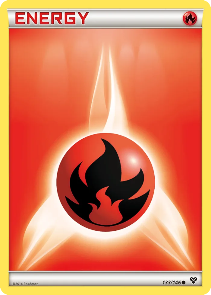 Fire Energy #133 XY Pokemon card