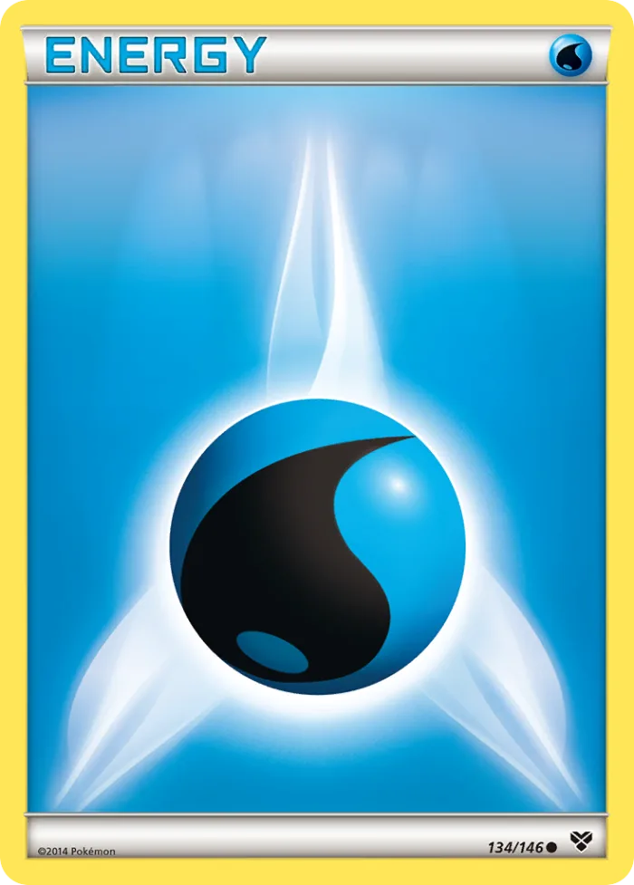 Water Energy #134 XY Pokemon card