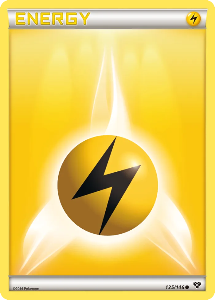 Lightning Energy #135 XY Pokemon card