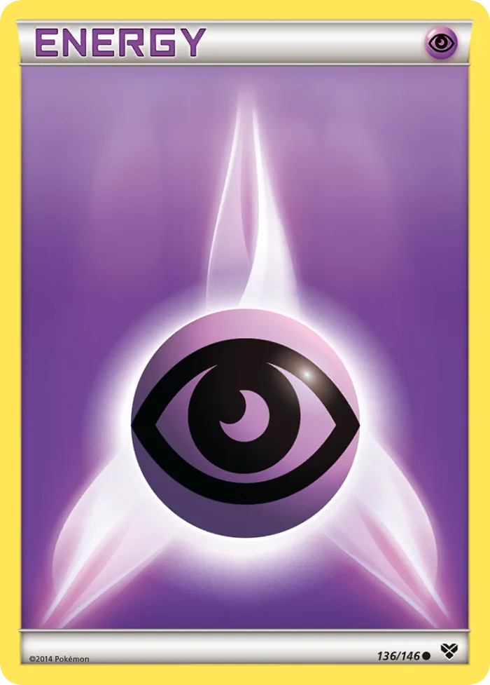 Psychic Energy #136 XY Pokemon card