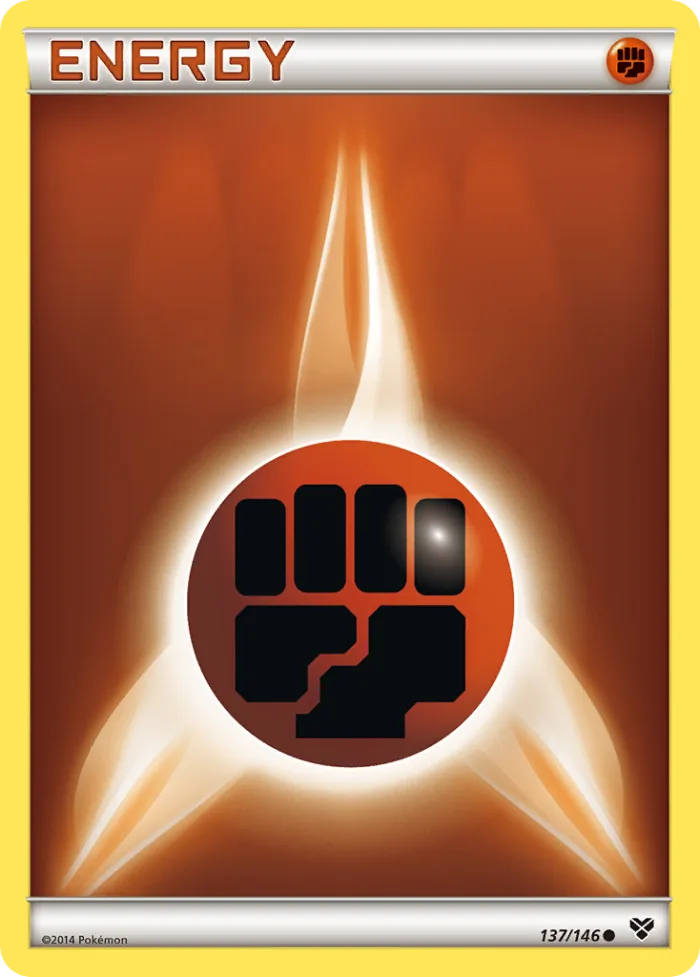 Fighting Energy #137 XY Pokemon card