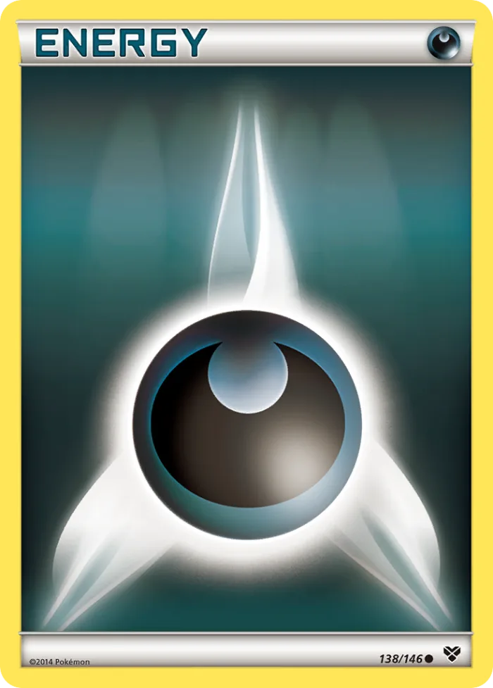 Darkness Energy #138 XY Pokemon card
