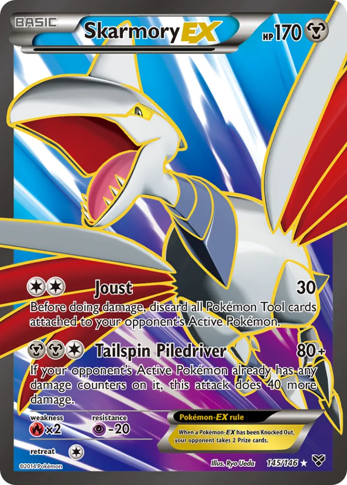 Skarmory-EX #145 XY Pokemon card