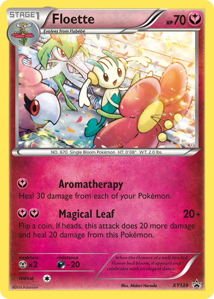 Floette #XY139 XY Black Star Promos Pokemon card