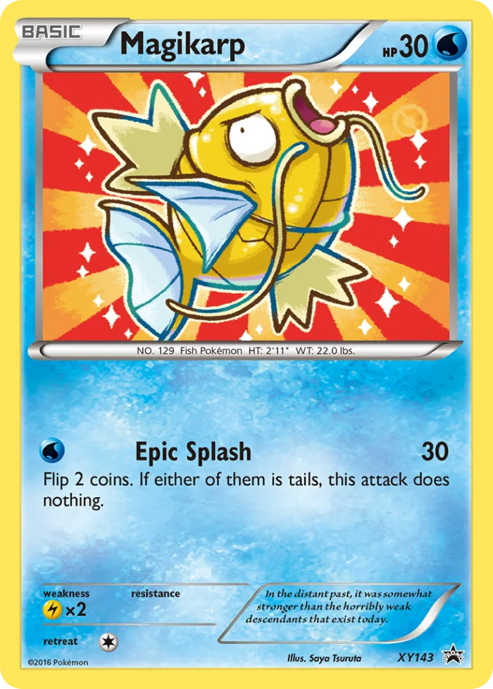 Magikarp #XY143 XY Black Star Promos Pokemon card