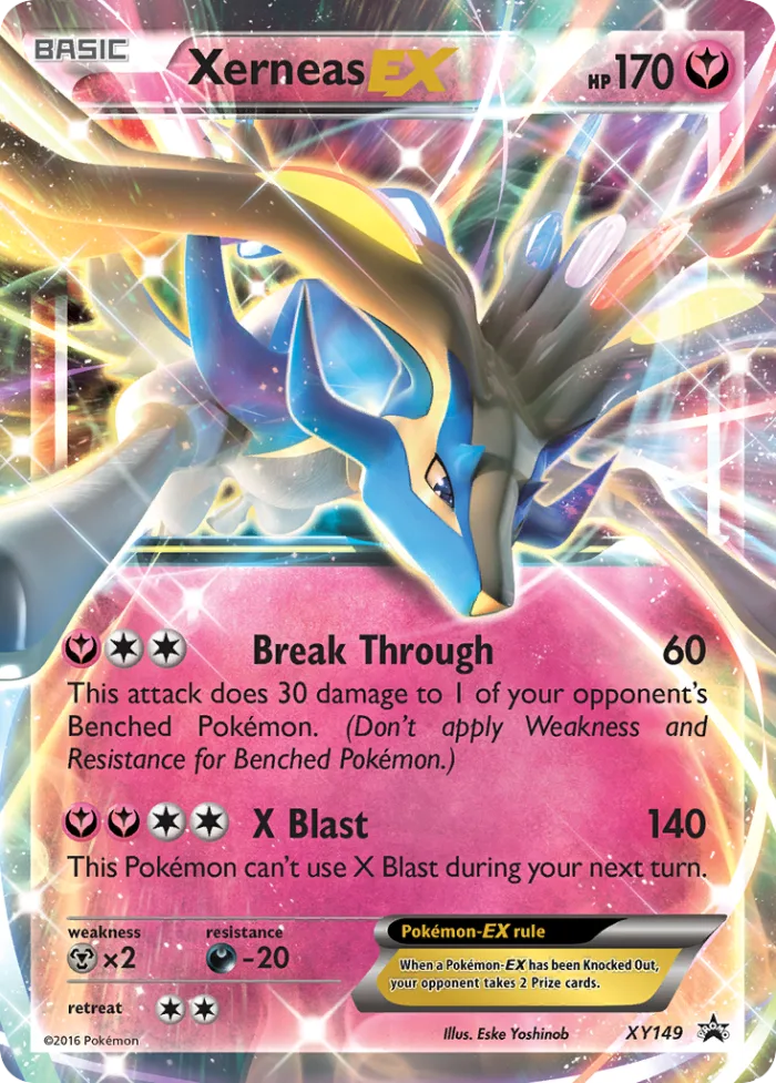 Xerneas-EX #XY149 XY Black Star Promos Pokemon card