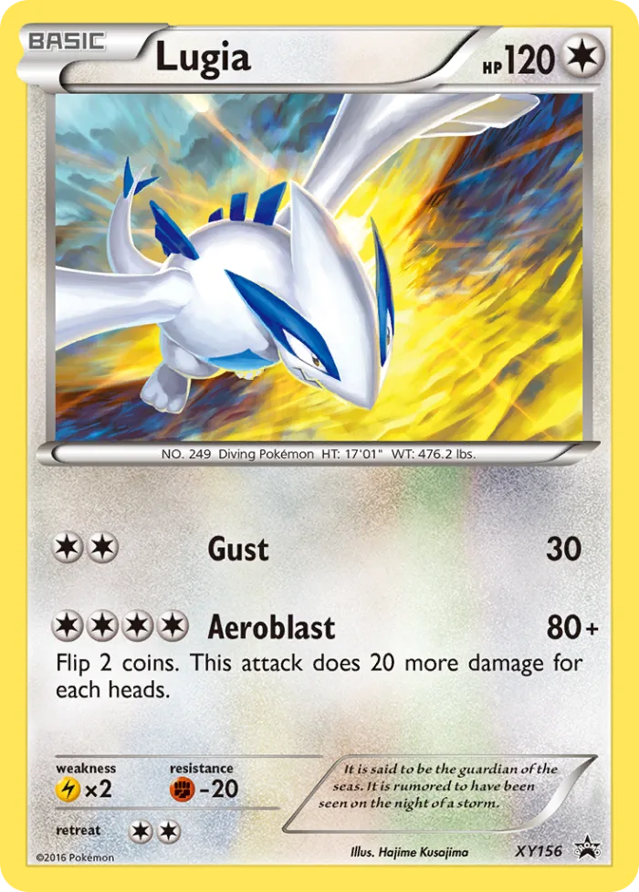Lugia #XY156 XY Black Star Promos Pokemon card