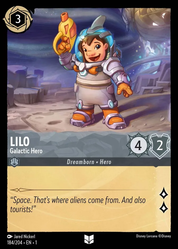 Lilo #184 The First Chapter Disney Lorcana card