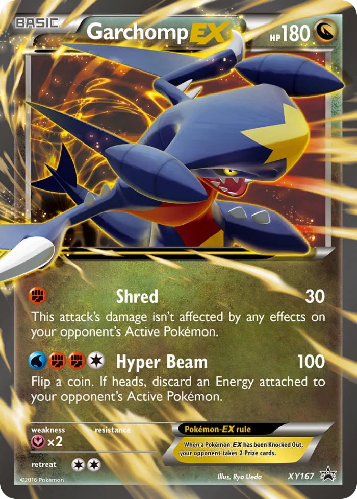 Garchomp-EX #XY167 XY Black Star Promos Pokemon card