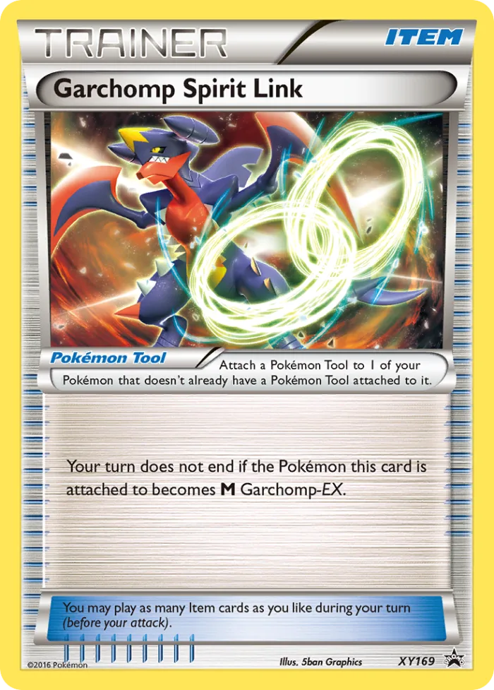 Garchomp Spirit Link #XY169 XY Black Star Promos Pokemon card