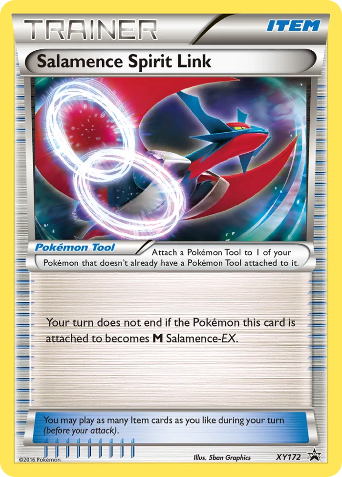 Salamence Spirit Link #XY172 XY Black Star Promos Pokemon card