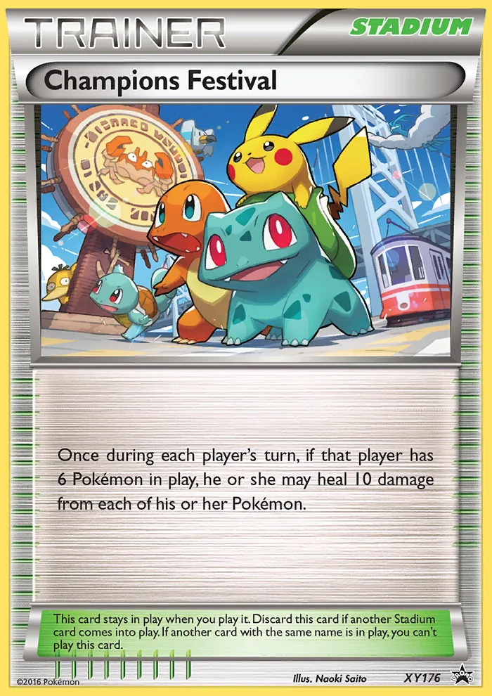 Champions Festival #XY176 XY Black Star Promos Pokemon card