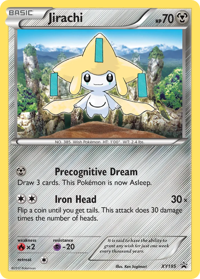 Jirachi #XY195 XY Black Star Promos Pokemon card