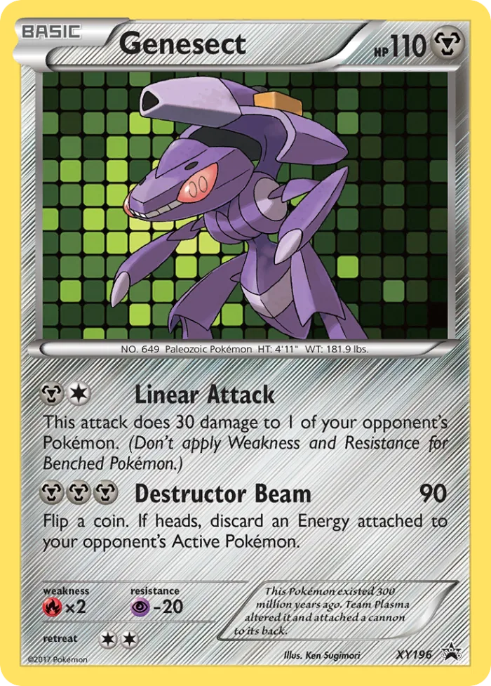 Genesect #XY196 XY Black Star Promos Pokemon card
