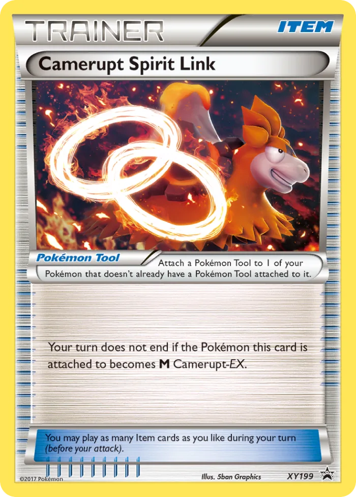 Camerupt Spirit Link #XY199 XY Black Star Promos Pokemon card