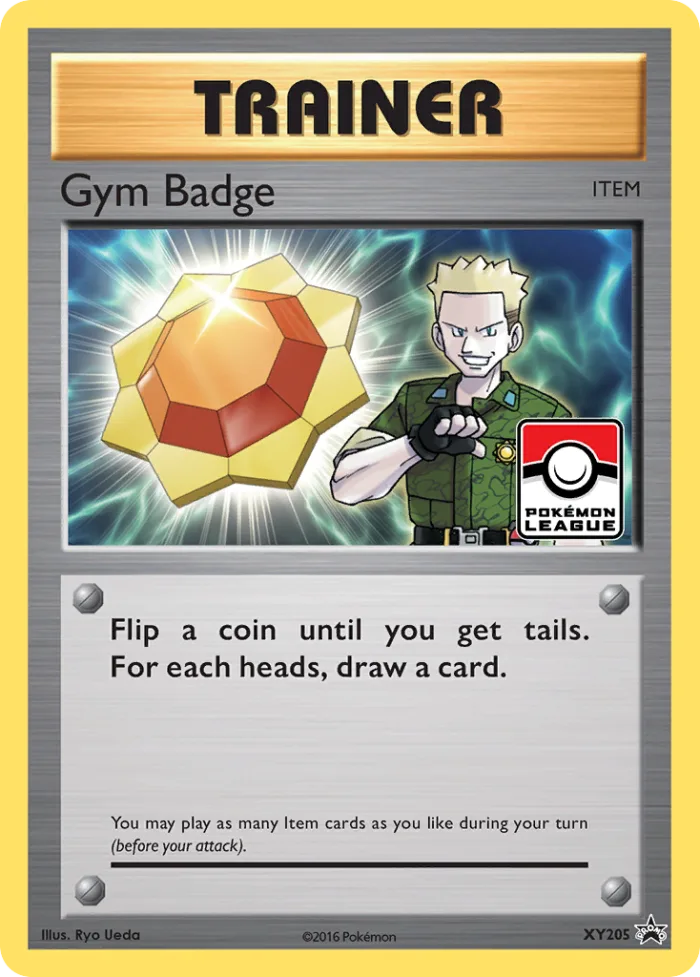 Gym Badge #XY205 XY Black Star Promos Pokemon card