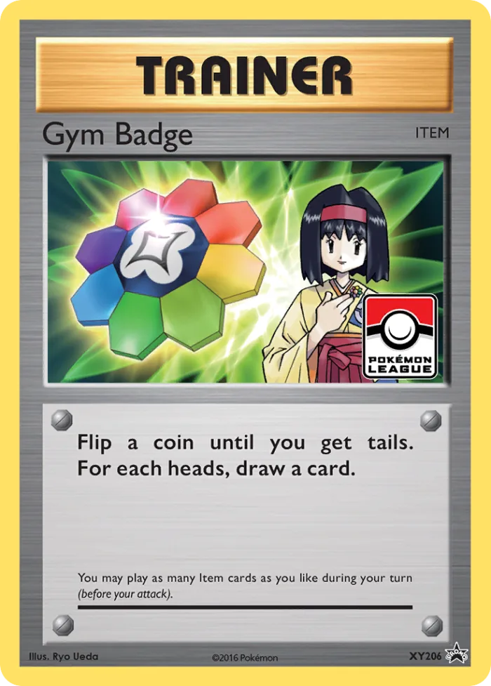 Gym Badge #XY206 XY Black Star Promos Pokemon card