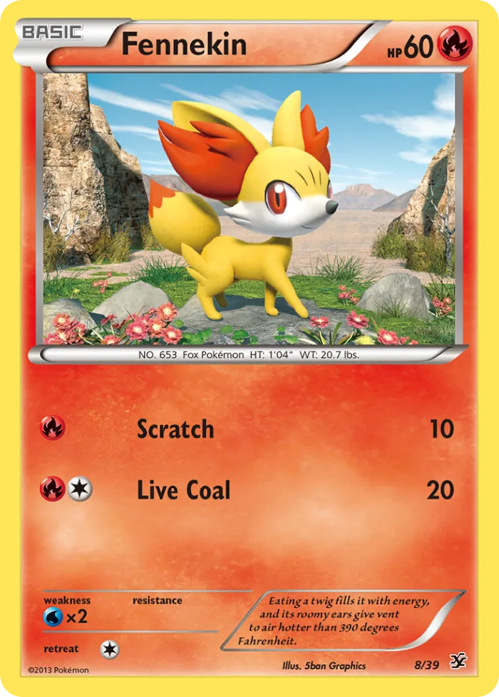 Fennekin Kalos Starter Set card