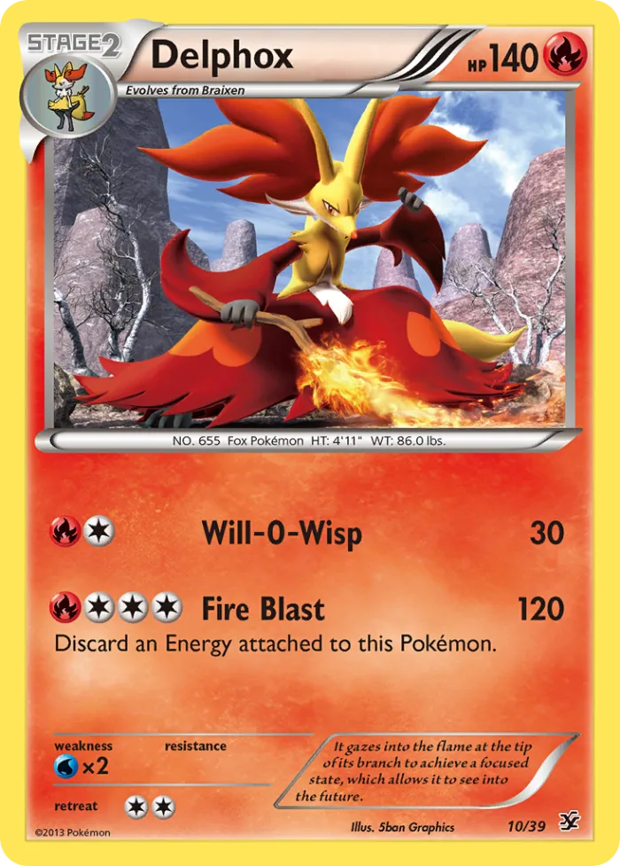 Delphox Kalos Starter Set card