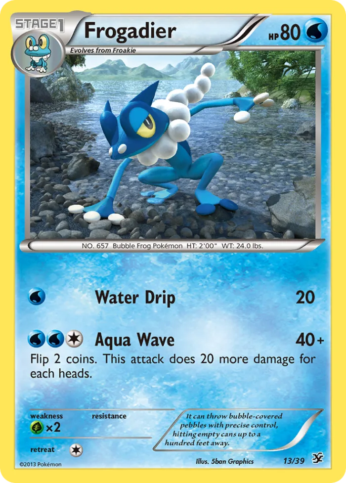Frogadier Kalos Starter Set card