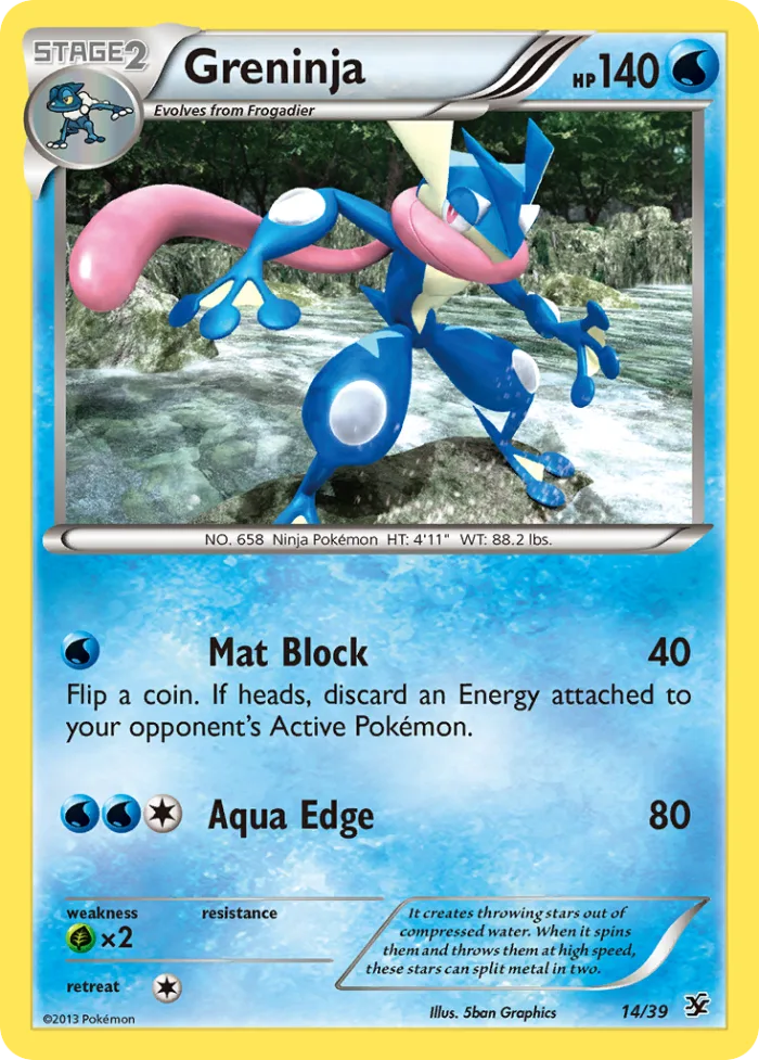 Greninja #14 Kalos Starter Set Pokemon card