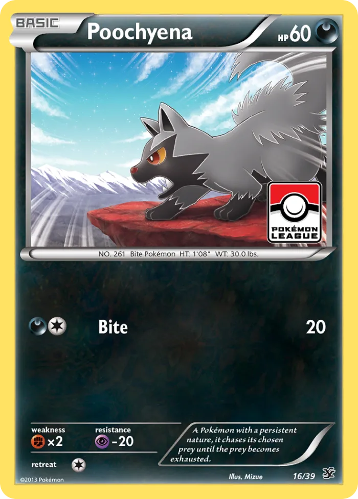 Poochyena #16 Kalos Starter Set Pokemon card
