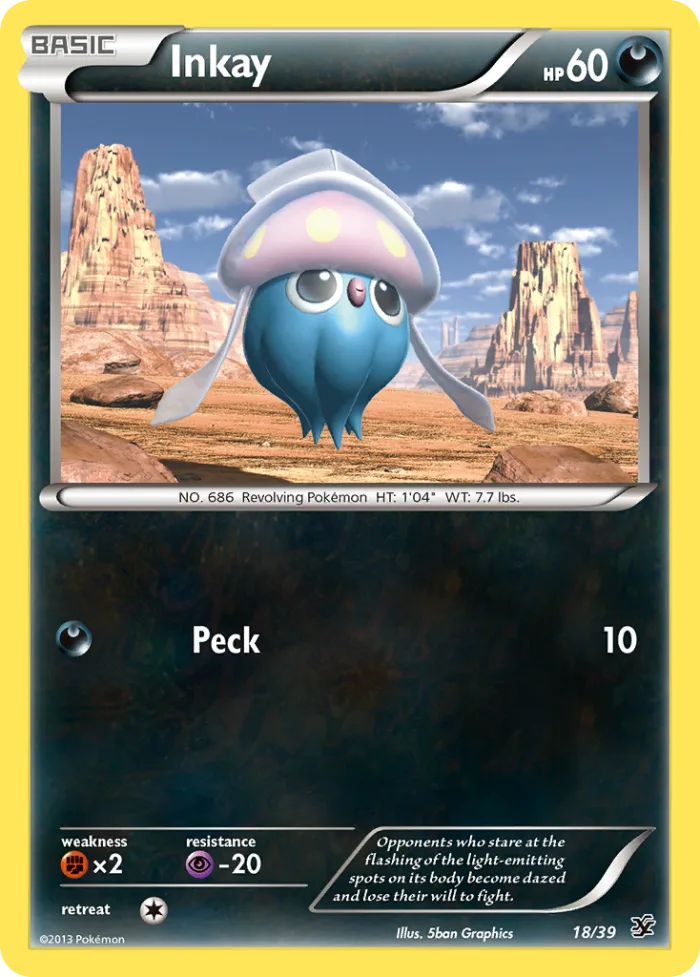 Inkay #18 Kalos Starter Set Pokemon card