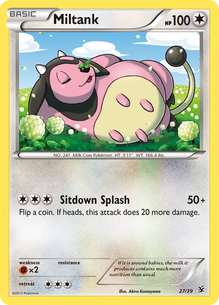 Miltank #27 Kalos Starter Set Pokemon card
