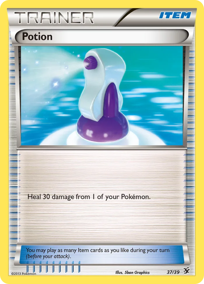 Potion #37 Kalos Starter Set Pokemon card