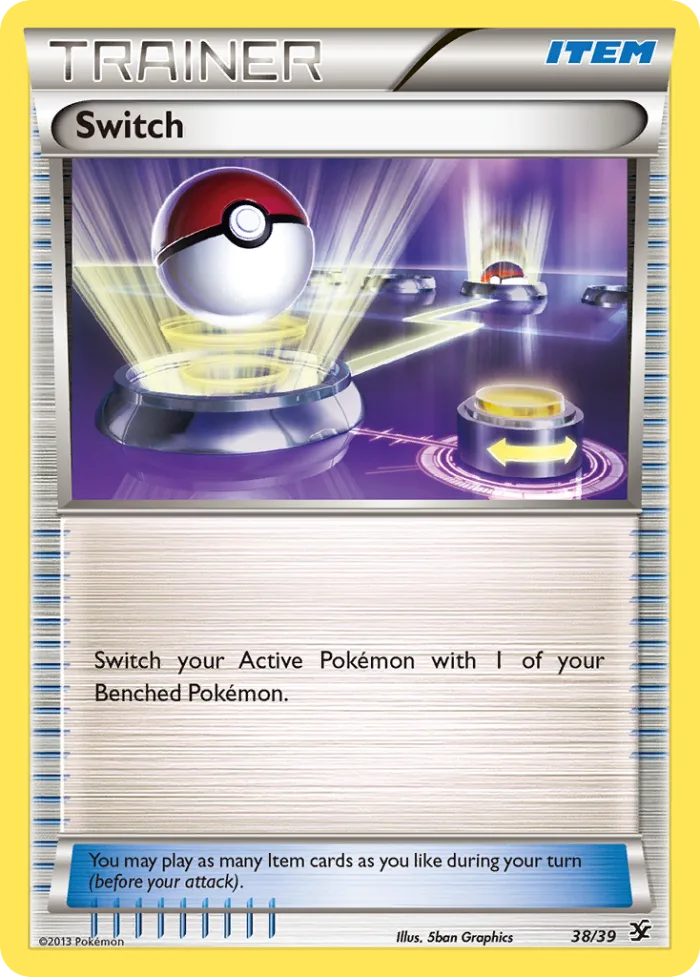 Switch #38 Kalos Starter Set Pokemon card
