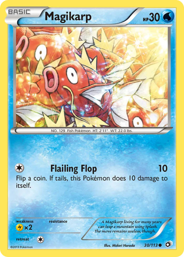 Magikarp #30 Legendary Treasures Pokemon card