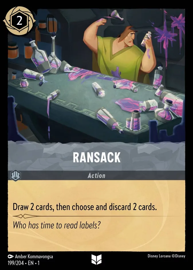 Ransack #199 The First Chapter Disney Lorcana card