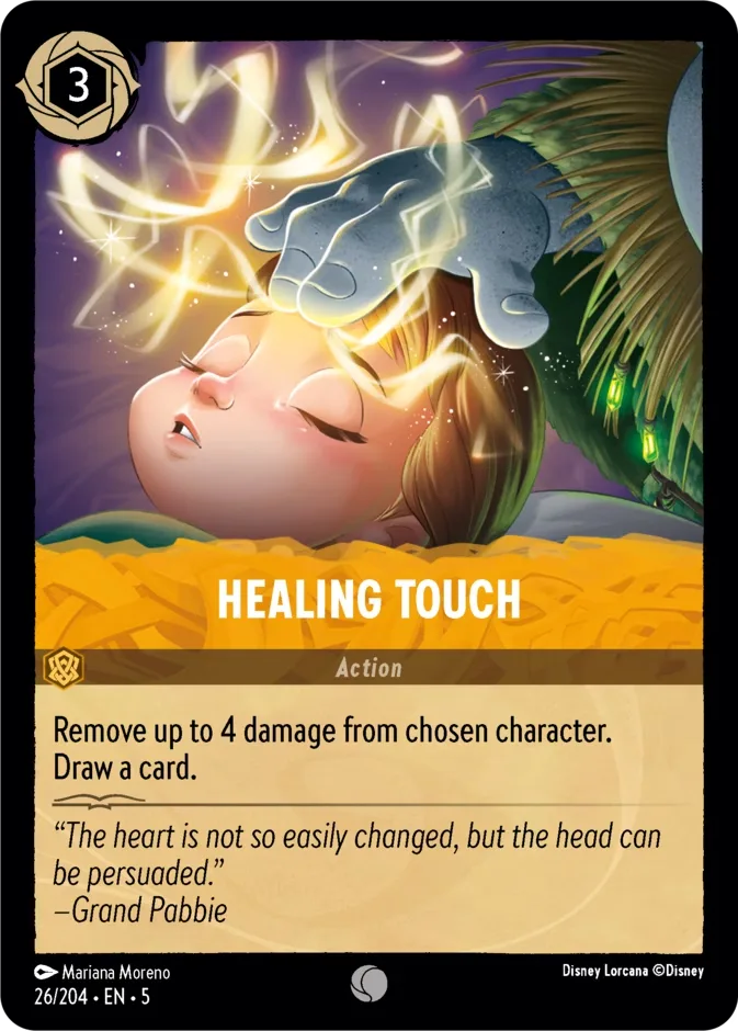 Healing Touch #26 Shimmering Skies Disney Lorcana card