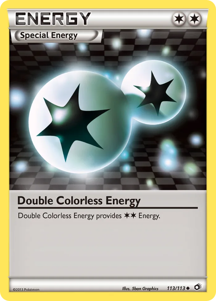 Double Colorless Energy #113 Legendary Treasures Pokemon card