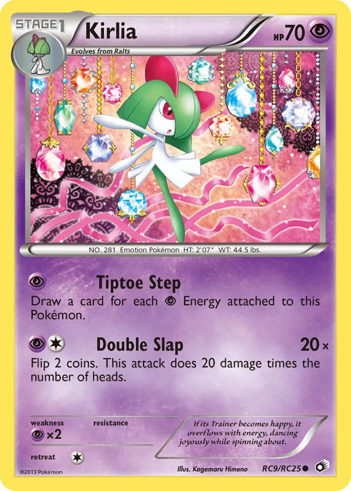 Kirlia #RC9 Legendary Treasures Pokemon card