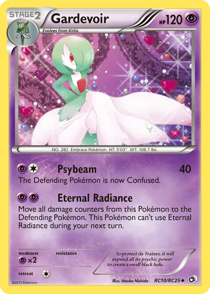 Gardevoir #RC10 Legendary Treasures Pokemon card
