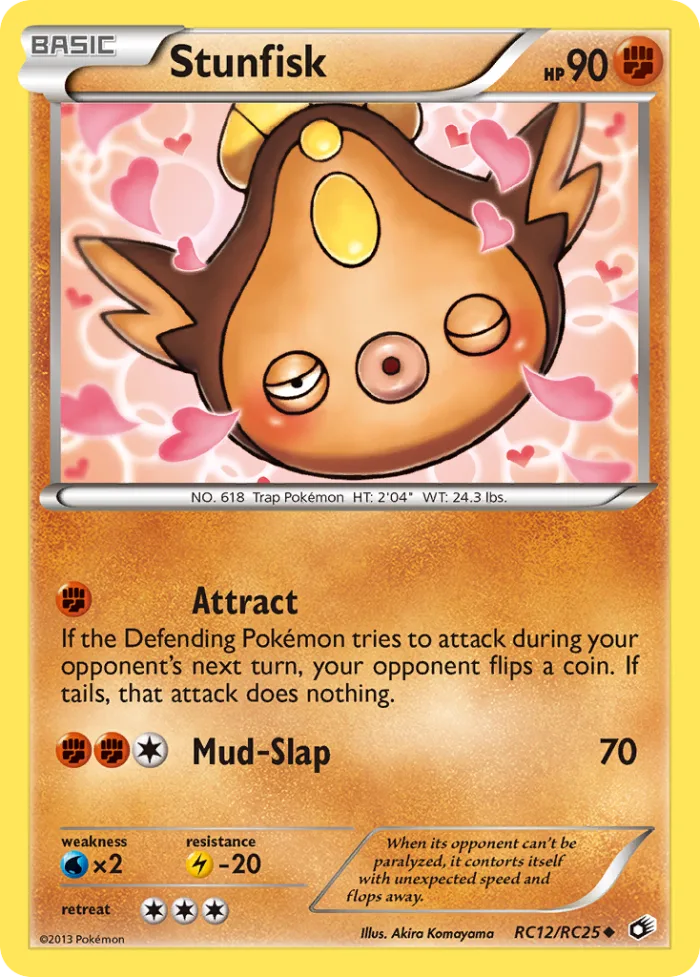 Stunfisk #RC12 Legendary Treasures Pokemon card