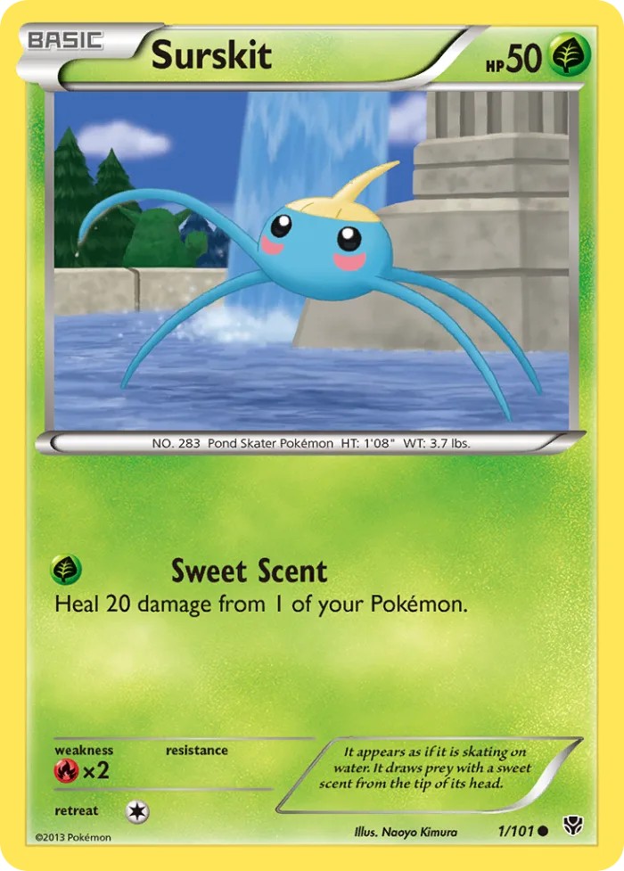 Surskit #1 Plasma Blast Pokemon card