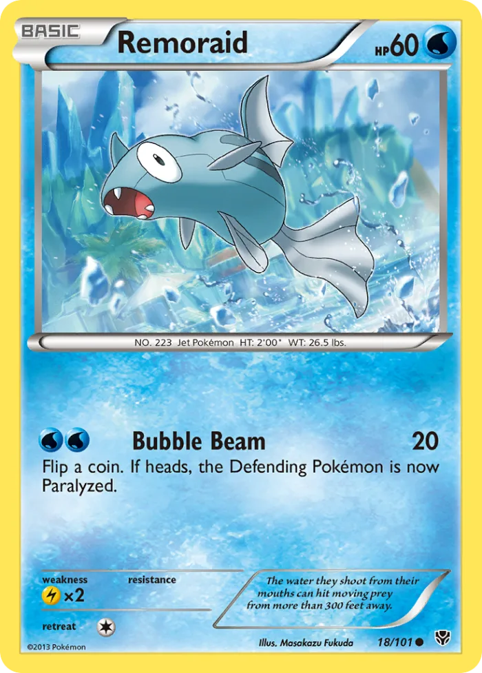 Remoraid #18 Plasma Blast Pokemon card