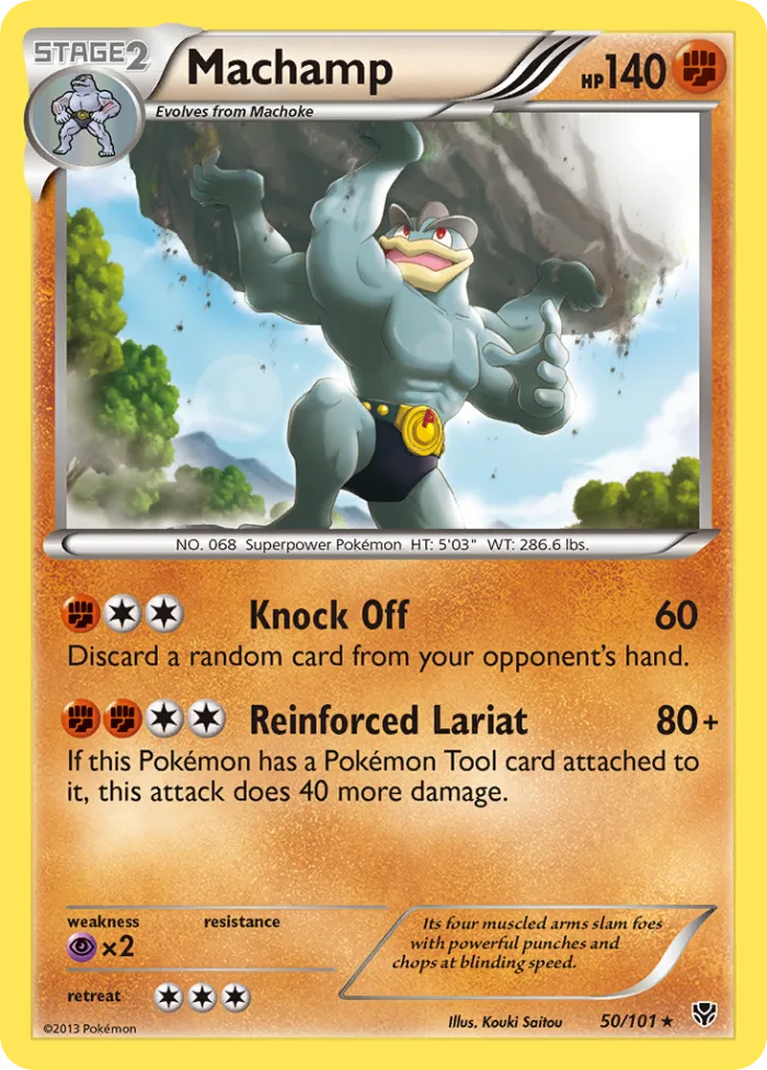 Machamp #50 Plasma Blast Pokemon card