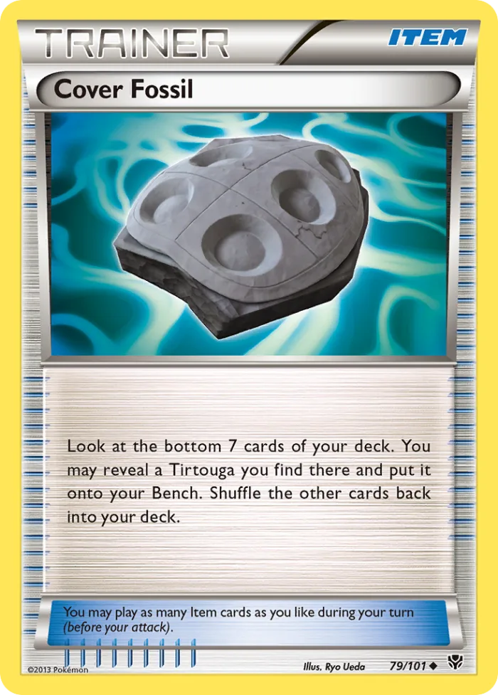 Cover Fossil #79 Plasma Blast Pokemon card