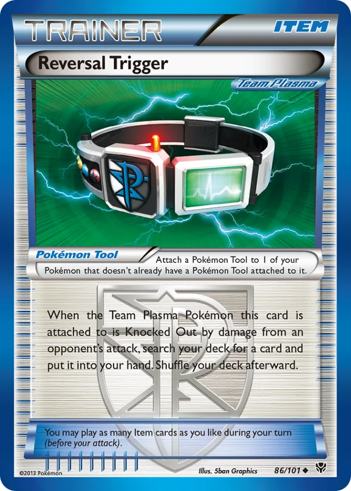 Reversal Trigger #86 Plasma Blast Pokemon card