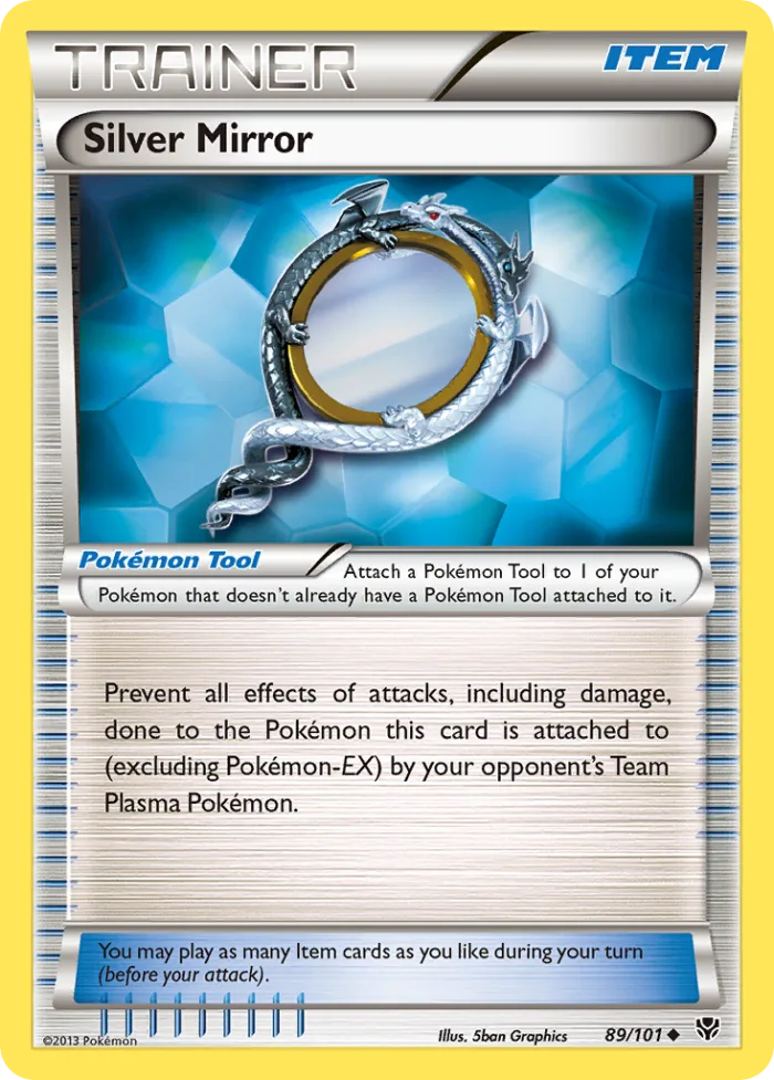 Silver Mirror #89 Plasma Blast Pokemon card