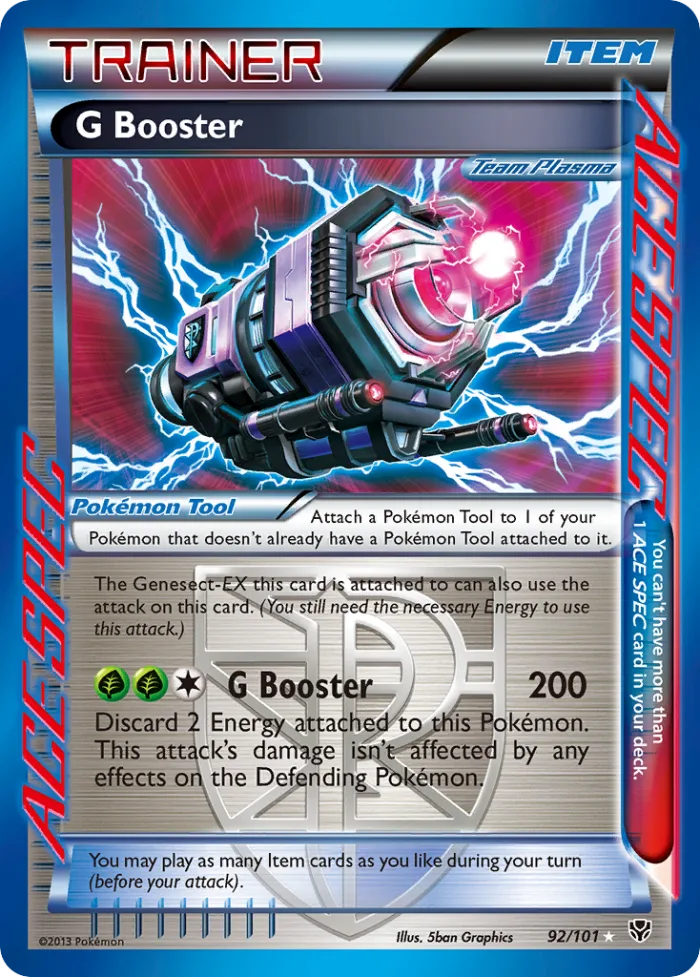 G Booster #92 Plasma Blast Pokemon card