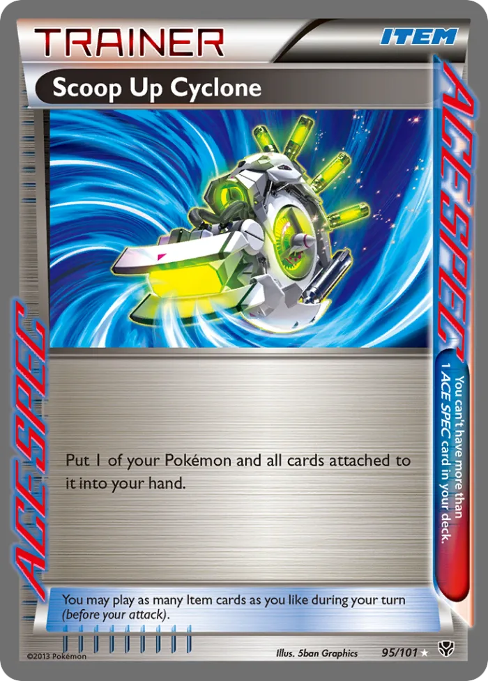 Scoop Up Cyclone #95 Plasma Blast Pokemon card