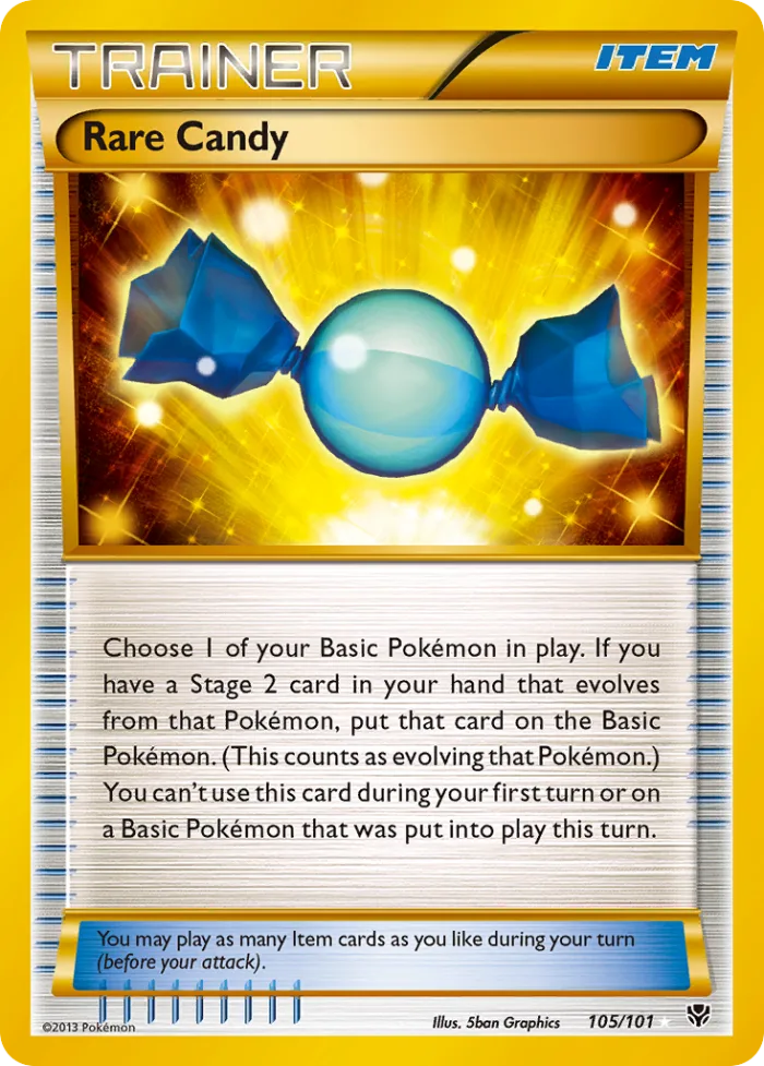 Rare Candy #105 Plasma Blast Pokemon card