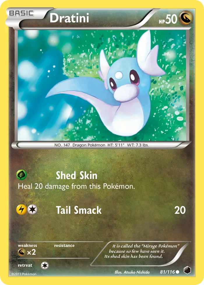 Dratini #81 Plasma Freeze Pokemon card