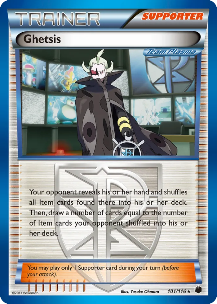 Ghetsis #101 Plasma Freeze Pokemon card